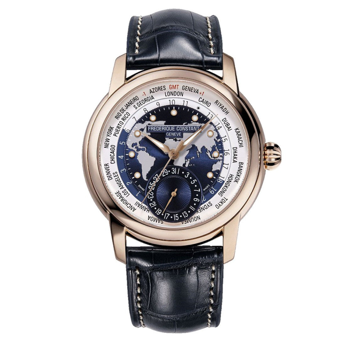 Frederique Constant Classics Worldtimer Manufacture Limited Edition FC-718NWWM4H9