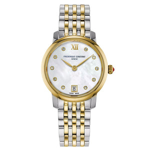 Frederique Constant Slimline Ladies Midsize Date FC-220MPWD1S25B