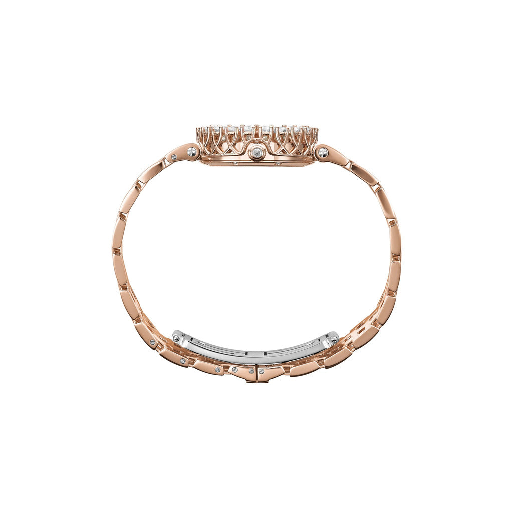 Chopard L’Heure Du Diamant Round Small 18K Rose Gold & Diamonds Ladies Watch