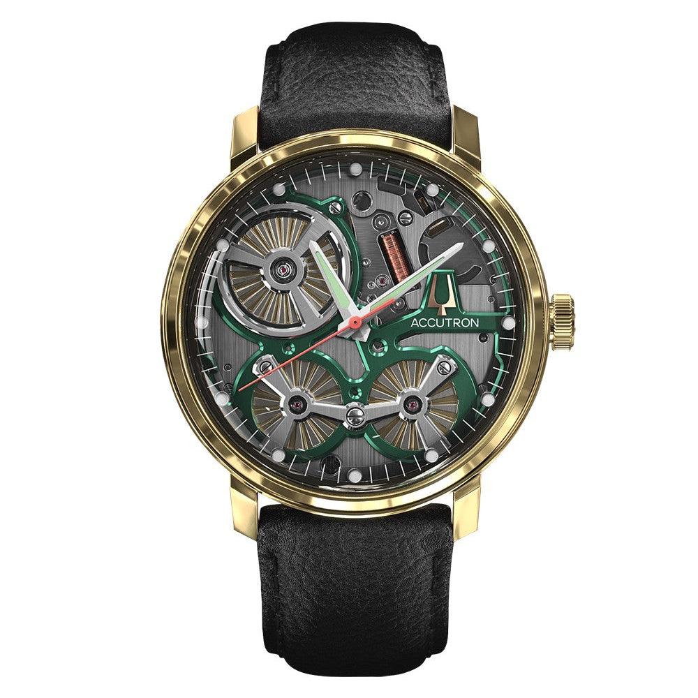 Accutron Electrostatic Spaceview 2020 Yellow Gold 2ES7A001