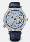 Breguet Classique “Hora Mundi” Europe-Oceania Platinum & Diamonds & Sapphires Men's Watch