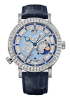 Breguet Classique “Hora Mundi” Europe-Oceania Platinum & Diamonds & Sapphires Men's Watch