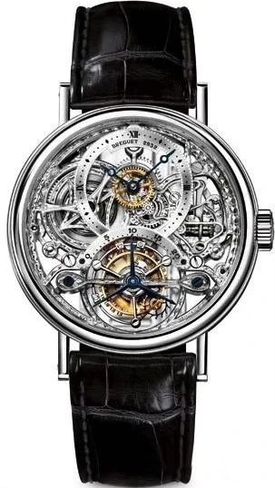 Breguet Openworked Tourbillon Platinum Men's Watch