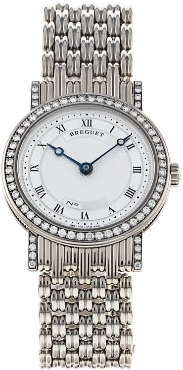 Breguet Classic 18K White Gold & Diamonds Lady's Watch