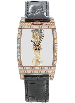 Corum Golden Bridge 18K Rose Gold & Diamonds Lady's Watch