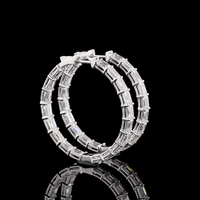 7.3 Carat Lab Grown Diamond Hoop Earrings