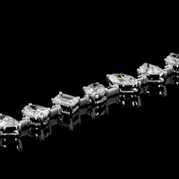 7.3 Carat Mixed Shape Lab Grown Diamond Tennis Bracelet