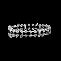 7.3 Carat Mixed Shape Lab Grown Diamond Tennis Bracelet