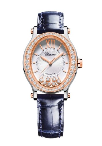 Chopard Happy Sport Oval Stainless Steel and Ethical Rose Gold & Diamonds Ladies Watch
