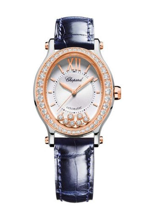 Chopard Happy Sport Oval Stainless Steel and Ethical Rose Gold & Diamonds Ladies Watch