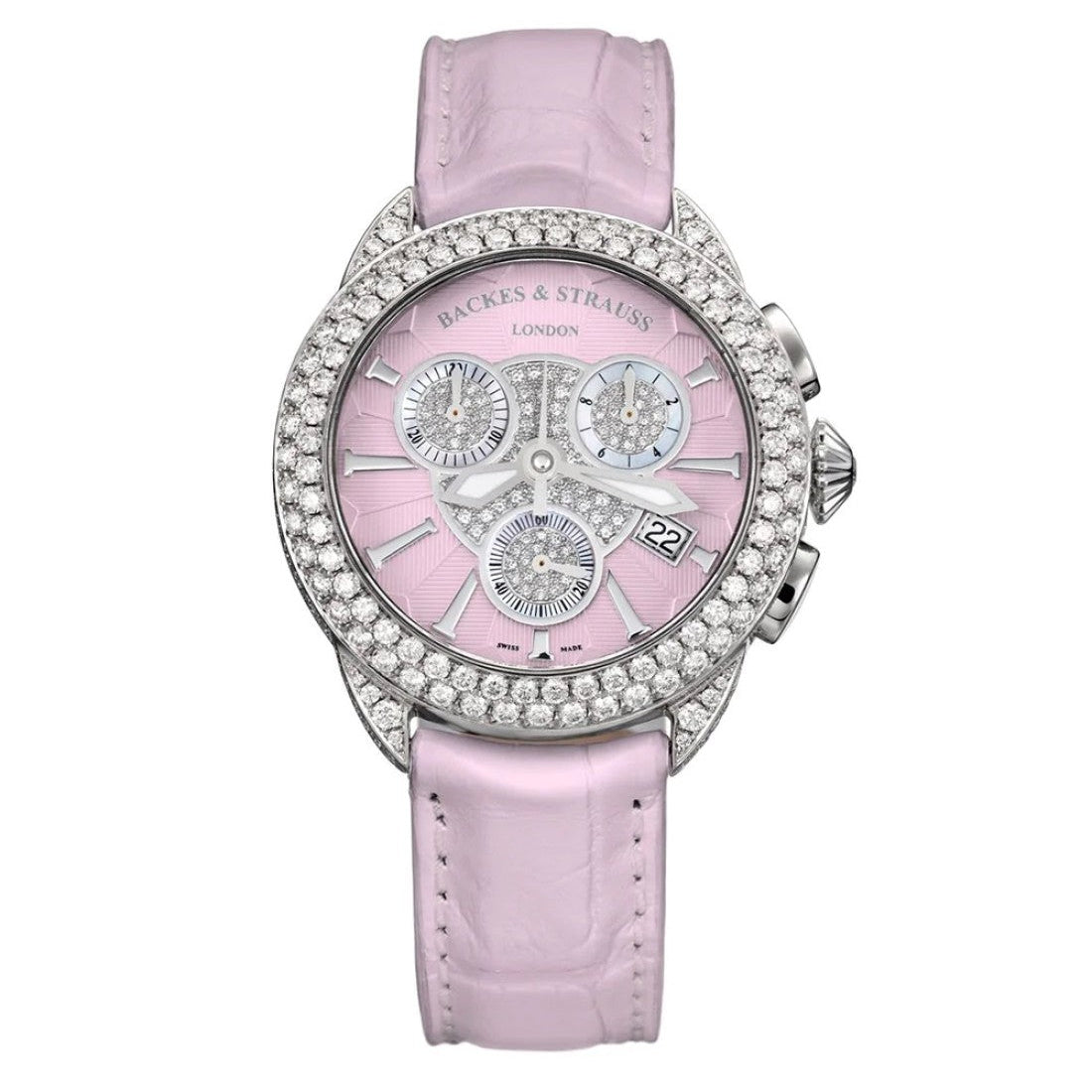 Backes & Strauss Piccadilly Lady Chronograph 35 PC35QZ.CC.D2R.FULL