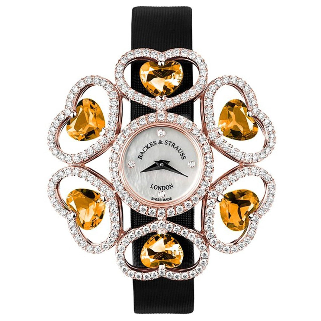 Backes & Strauss Countess Victoria Citrine Rose Gold COUNTESS.VICTORIA.CITR.RG