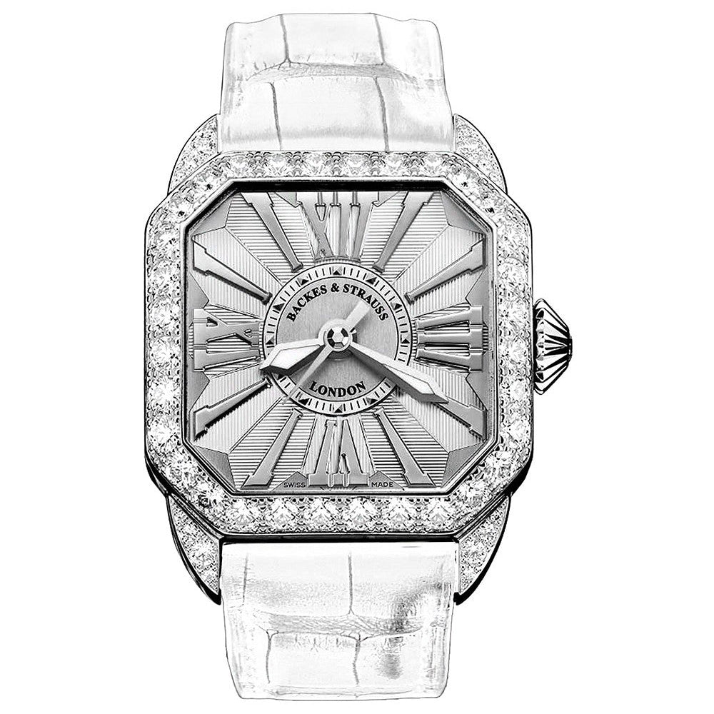 Backes & Strauss Berkeley 37 Stainless Steel Diamonds BY.37.MA.D2R