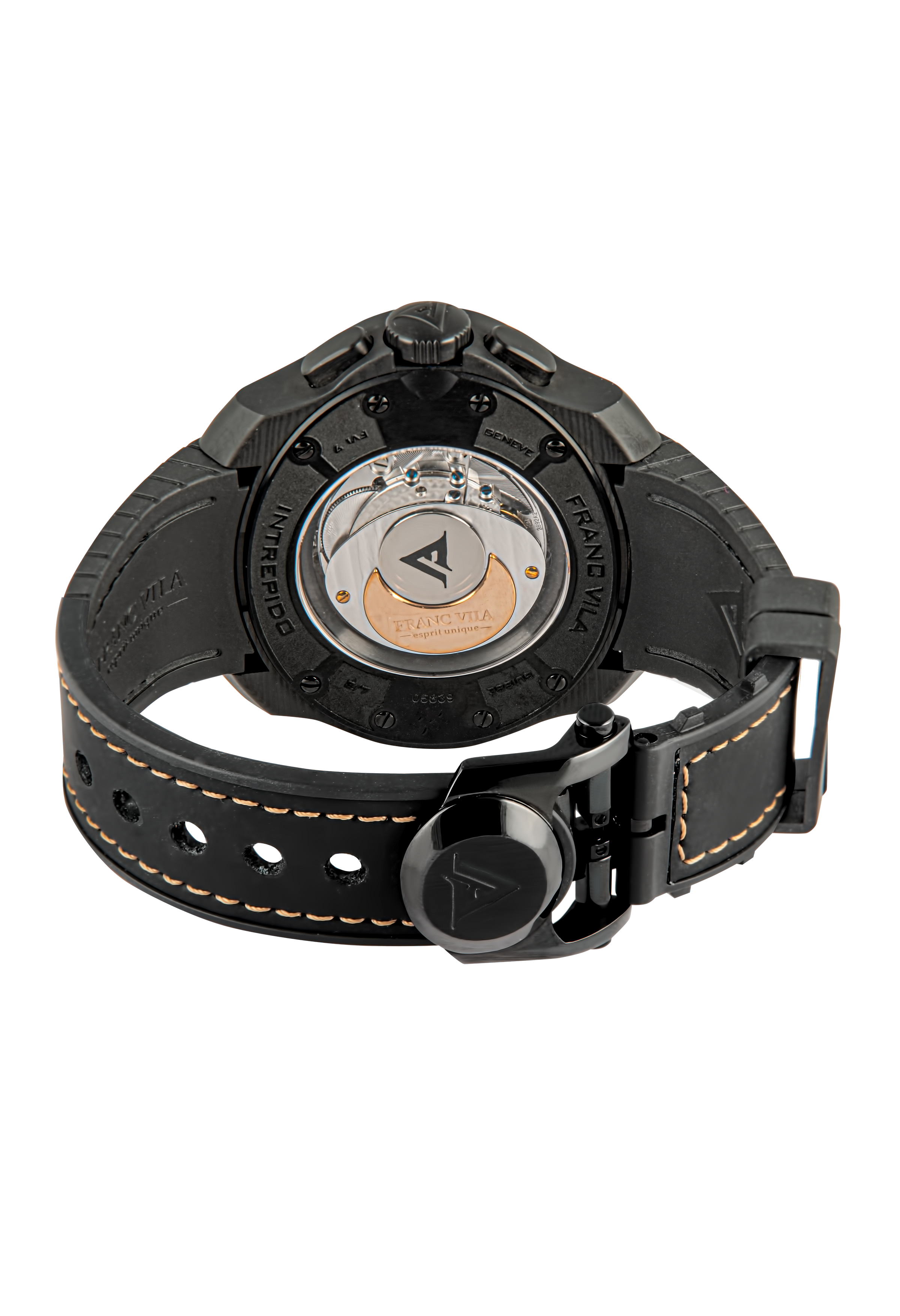 Franc Vila Intrepido Quantième Simple Gold Men’s Watch