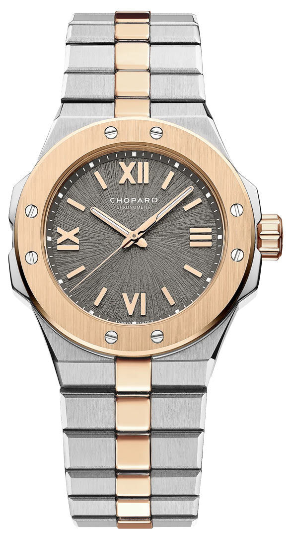 Chopard Alpine Eagle Stainless Steel & 18kt Rose Gold Lady's Watch