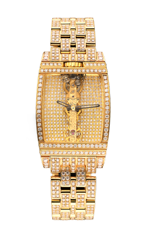 Corum Golden Bridge 18K Yellow Gold & Diamonds Men's Watch