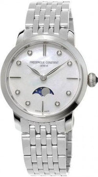 Frederique Constant Slimline Moon Phase Stainless steel Lady's Watch