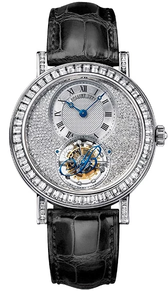 Breguet Classique Complications Tourbillon 18K White Gold & Diamonds Unisex Watch