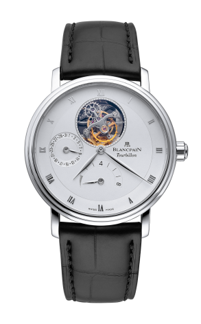 Blancpain Villeret Tourbillon 8 Day Platinum Mens Watch