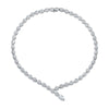 Marquise Asymmetrical Diamond Necklace