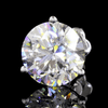8 Carat Round Lab Grown Diamond Stud Earrings