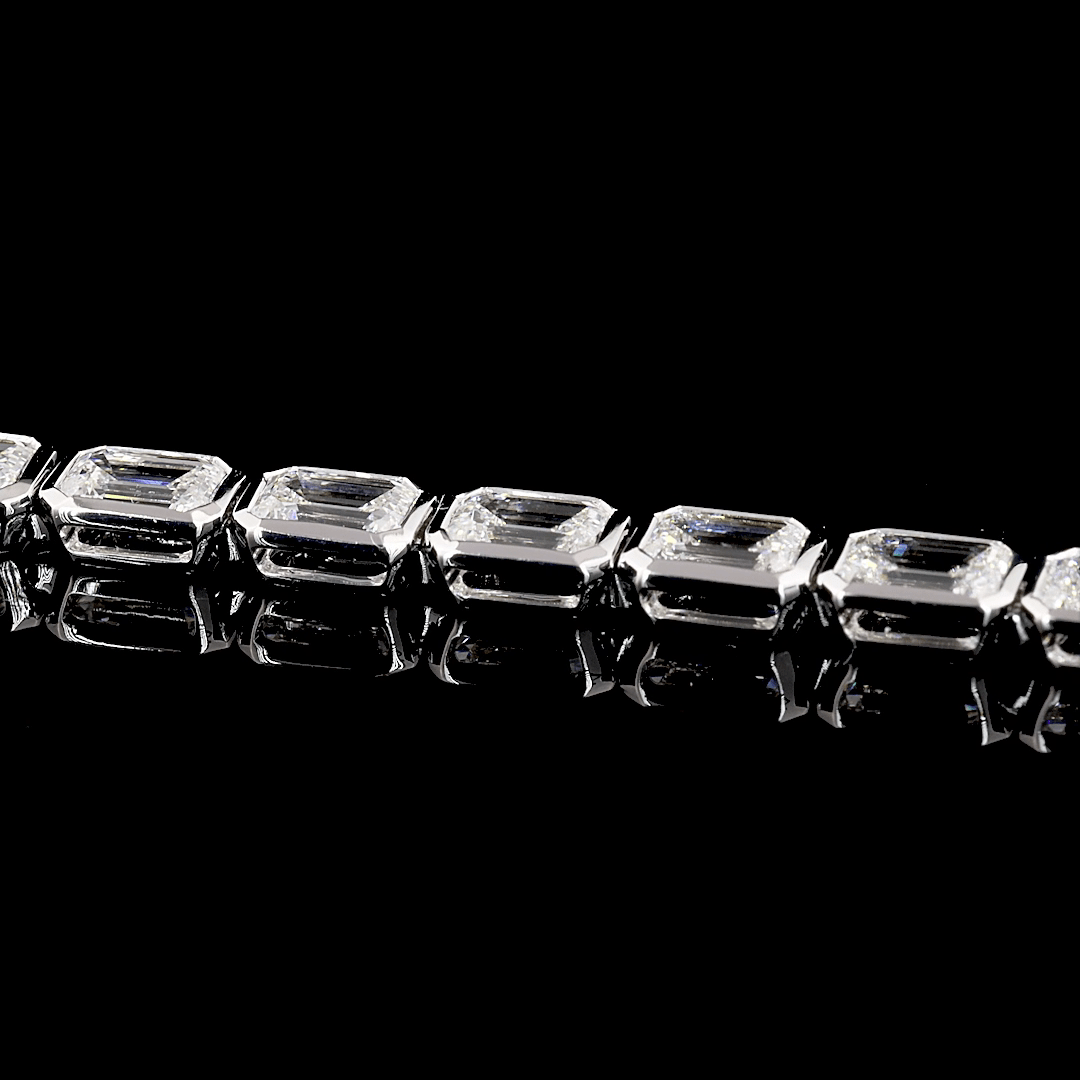 8.6 Carat Lab Grown Diamond Tennis Bracelet