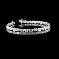 8.6 Carat Lab Grown Diamond Tennis Bracelet