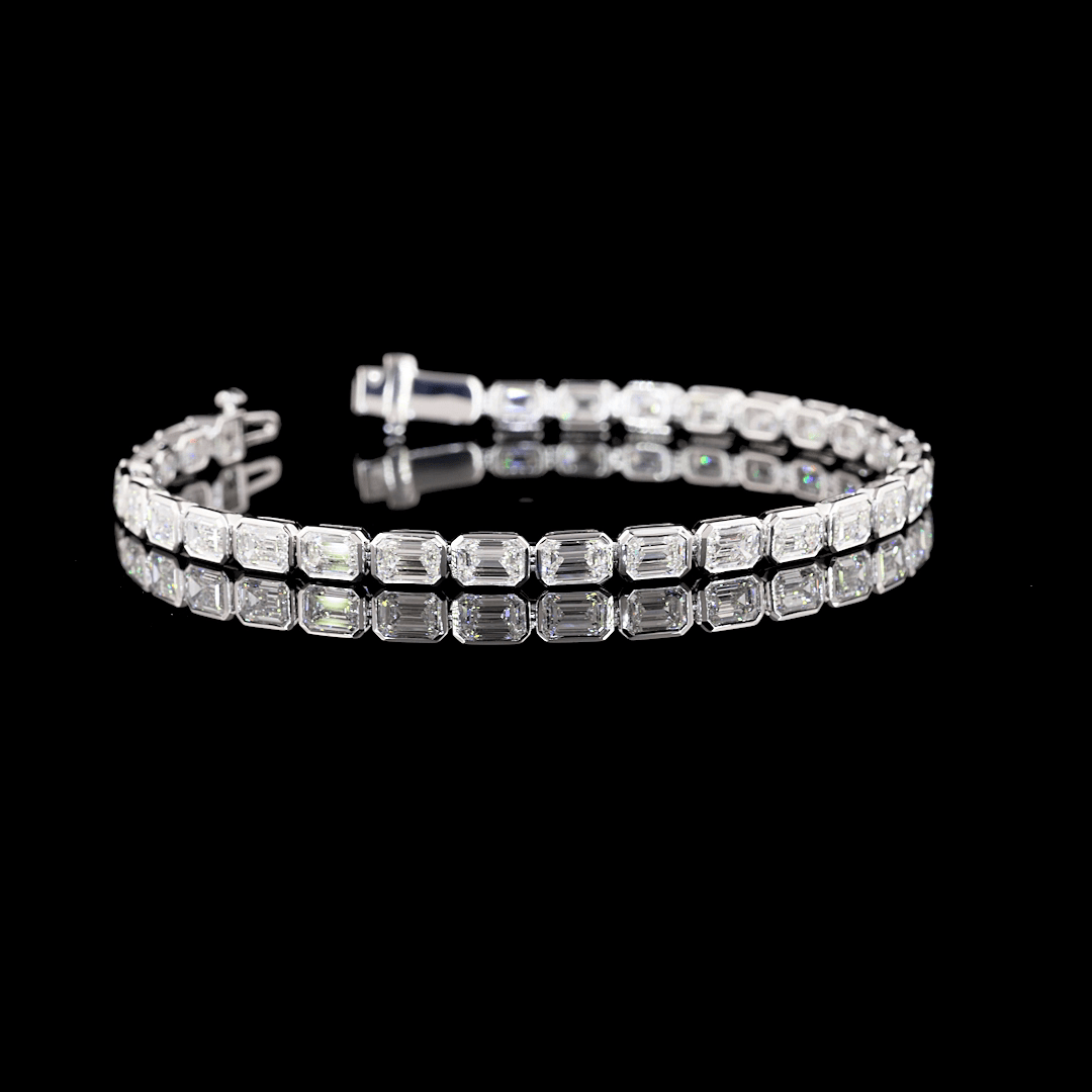 8.6 Carat Lab Grown Diamond Tennis Bracelet