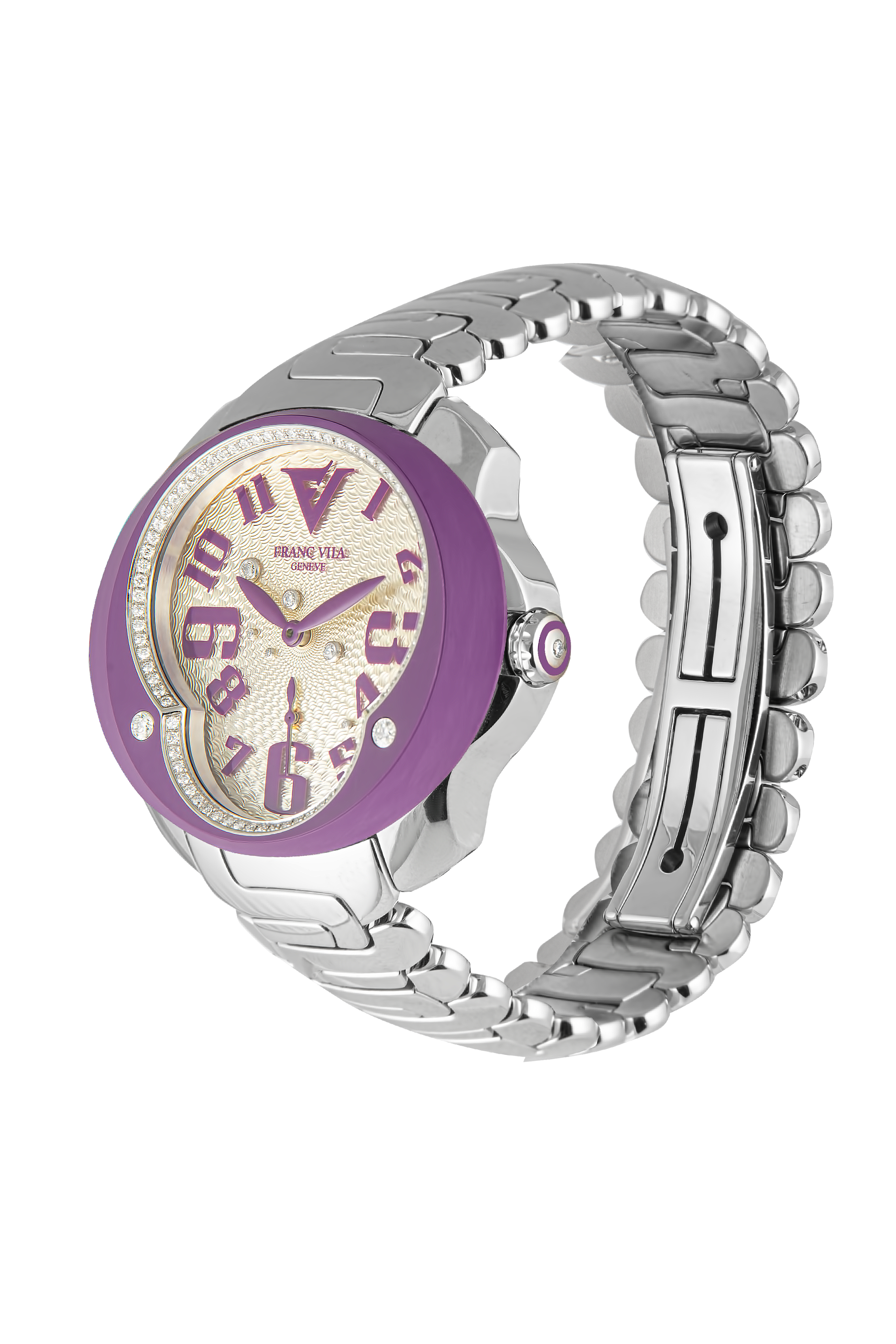 Franc Vila Tribute In Colors Stainless Steel Women's Watch