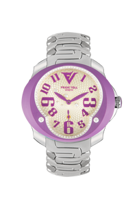 Franc Vila Tribute In Colors Stainless Steel Women's Watch