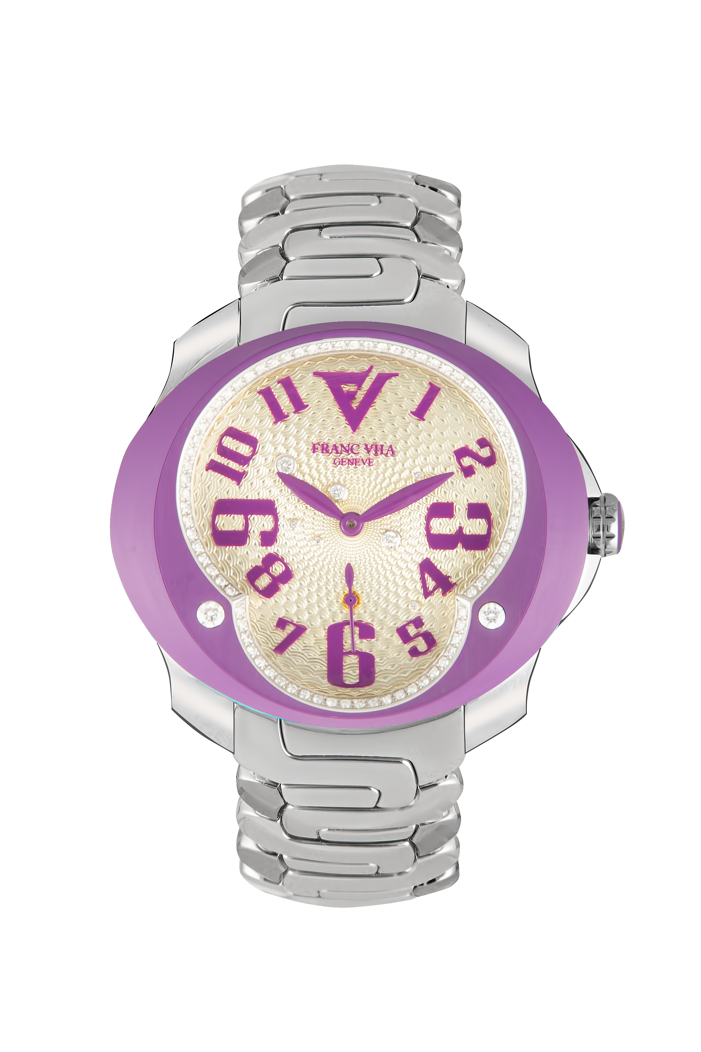 Franc Vila Tribute In Colors Stainless Steel Women's Watch