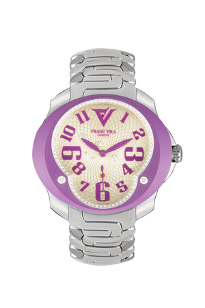 Franc Vila Tribute In Colors Stainless Steel Women's Watch