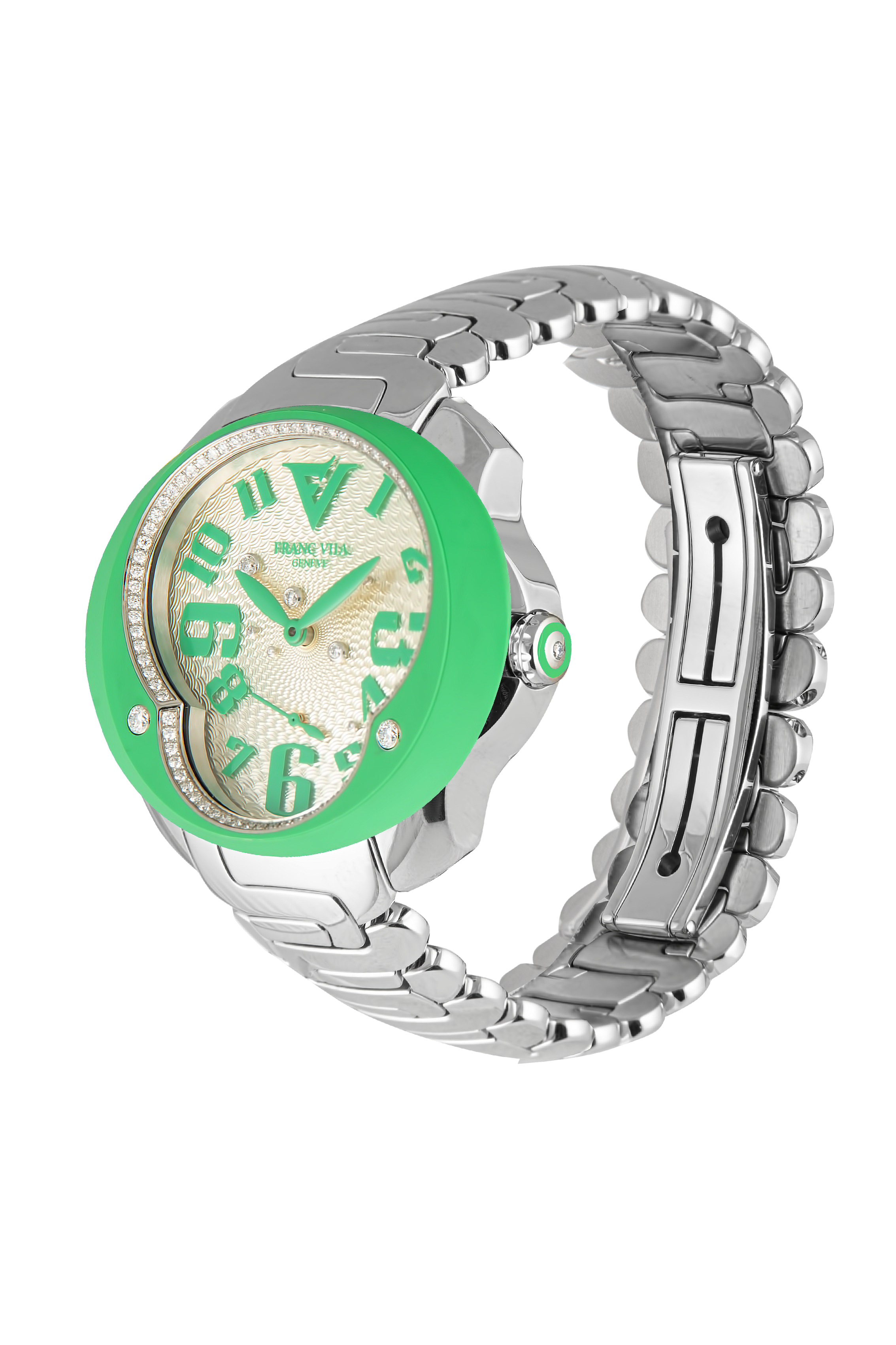 Franc Vila Tribute In Colors Stainless Steel Women's Watch