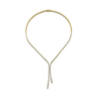 Graduated Round Brilliant Diamonds Lariat