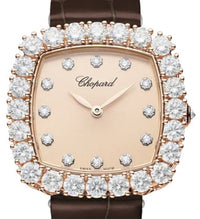 Chopard L’Heure Du Diamant 18K Rose Gold & Diamonds Ladies Watch