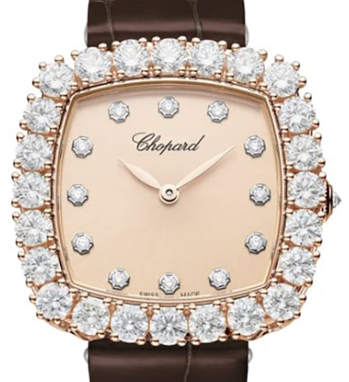 Chopard L’Heure Du Diamant 18K Rose Gold & Diamonds Ladies Watch