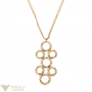 Damiani Charming Yellow Gold Pendant with Multicolor Diamonds