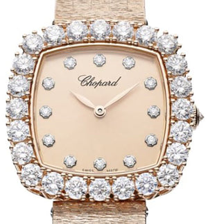Chopard L’Heure Du Diamant 18K Rose Gold & Diamonds Ladies Watch