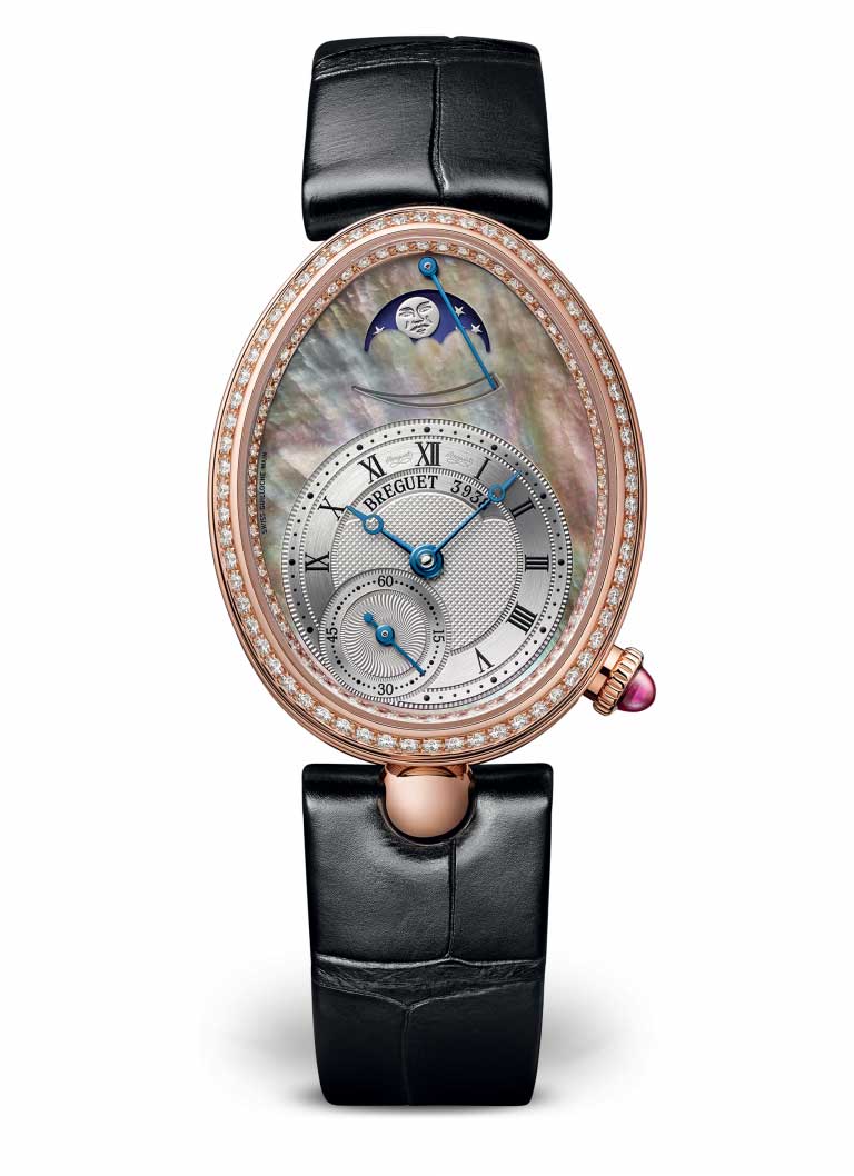 Breguet Reine De Naples 8908 18K Rose Gold &amp; Diamonds Ladies Watch