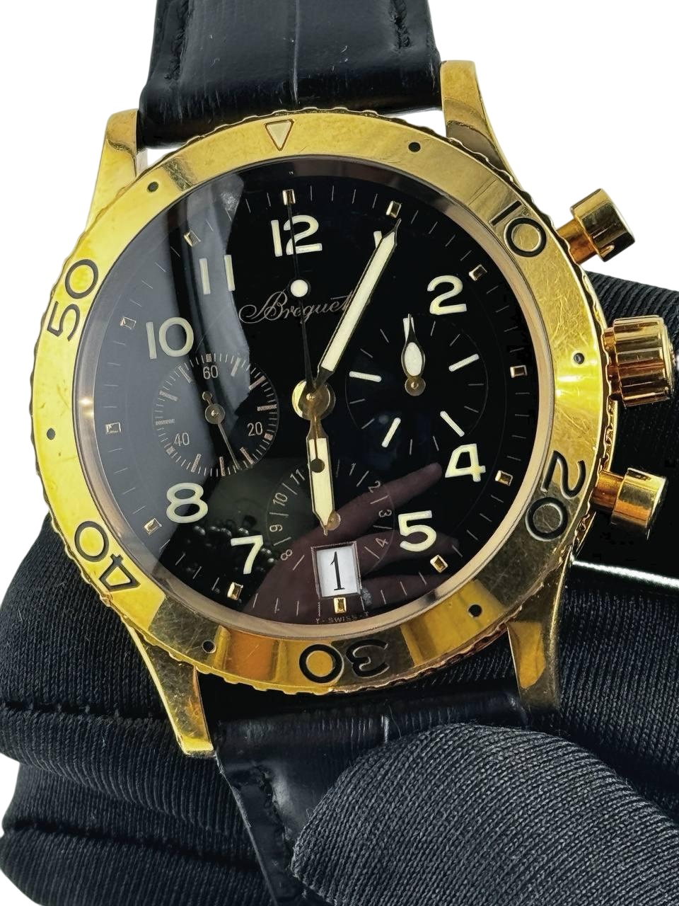 Breguet Type XX / Type XXI Transatlantique 18K Rose Gold Men's Watch