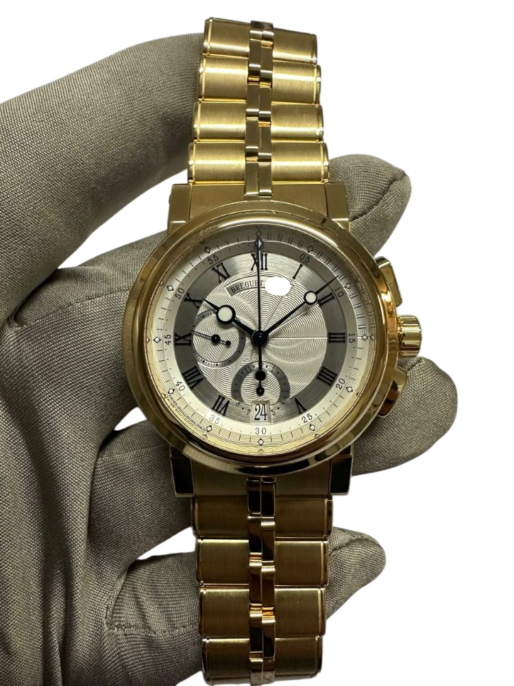 Breguet Marine Chronograph 18K Yellow gold Men's Watch