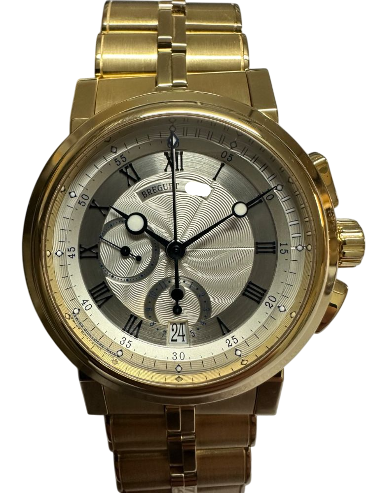 Breguet Marine Chronograph 18K Yellow gold Men's Watch