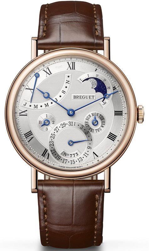 Breguet Classique Perpetual Calendar 18K Rose Gold Man's Watch