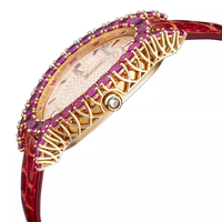 Chopard L'Heure du Diamant 18K Rose Gold & Diamonds & Rubies Lady's Watch