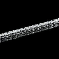 9.2 Carat Oval Lab Grown Diamond Tennis Necklace