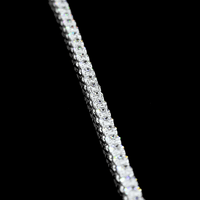 9.2 Carat Oval Lab Grown Diamond Tennis Necklace