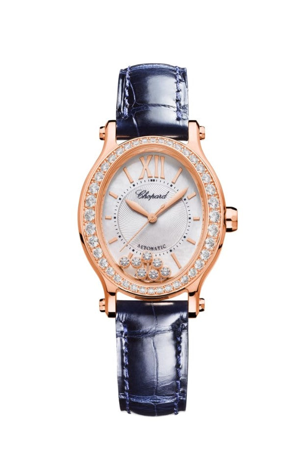 Chopard Happy Sport Oval Ethical Rose Gold  & Diamonds Ladies Watch