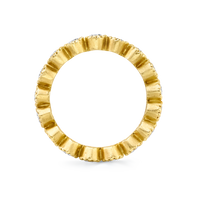 Round Diamond Bezel Set Eternity Band