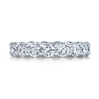 Round Diamond Eternity Band