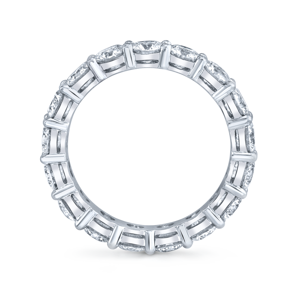 Round Diamond Eternity Band